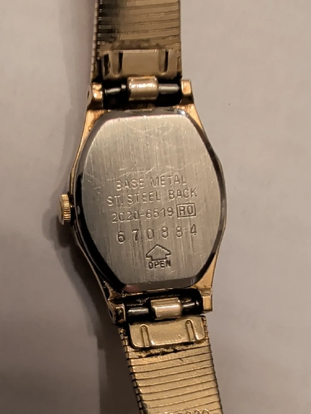 Seiko Gold Tone Ladies Watch with Octagonal Bezel